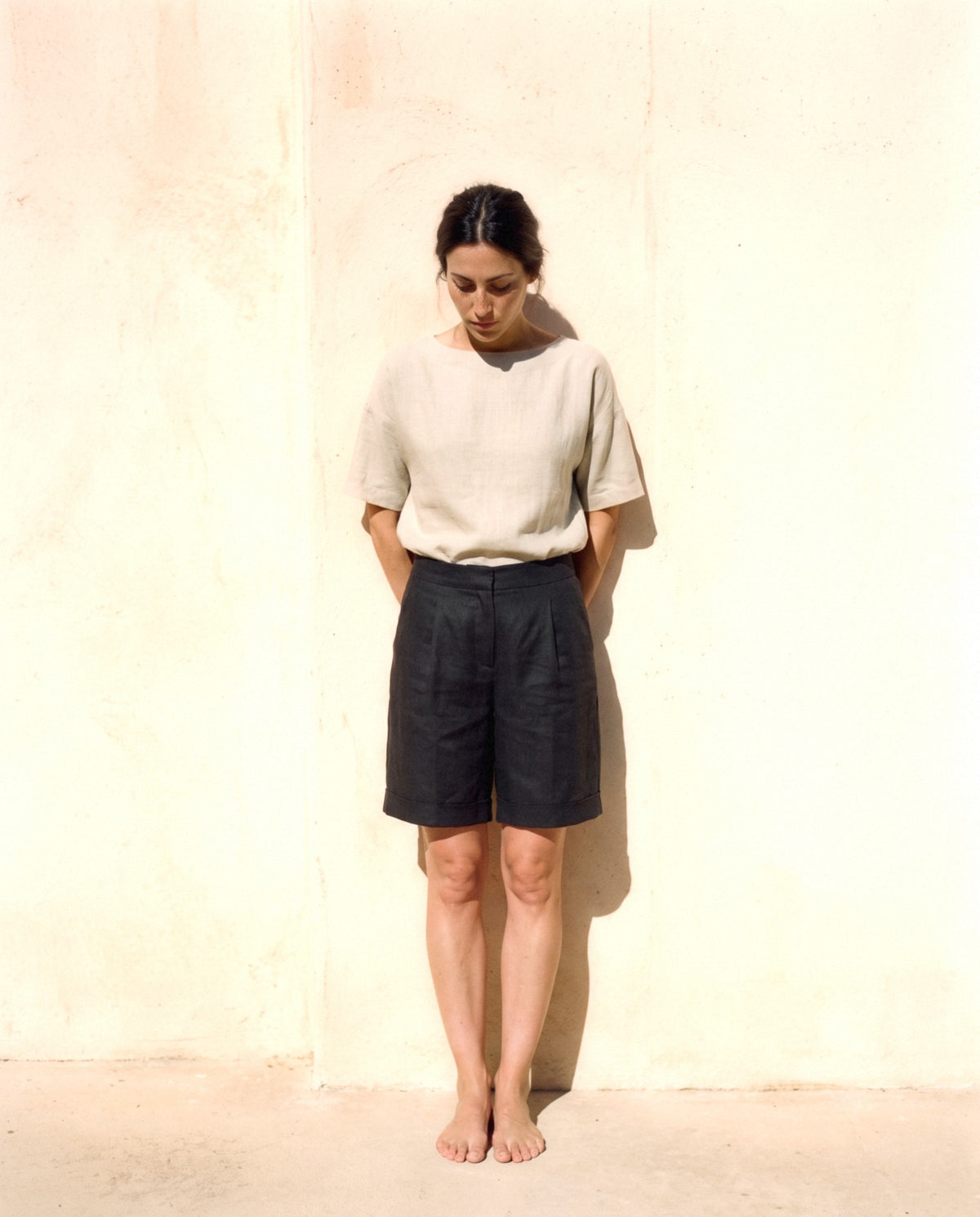 Rosa Shorts, in Black