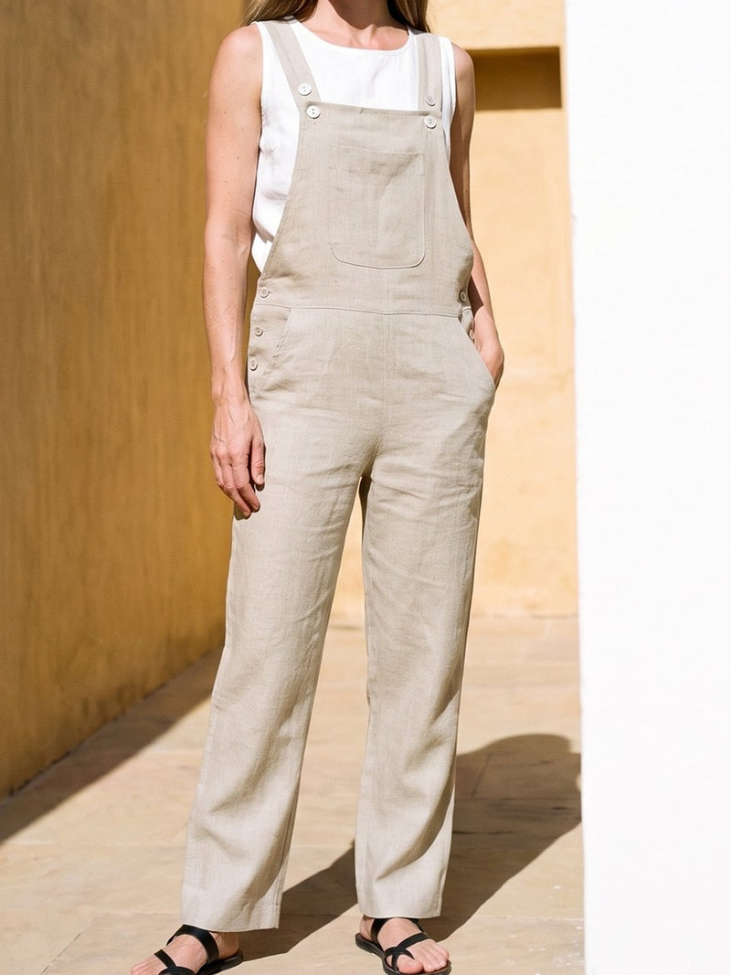 Linen Dungarees