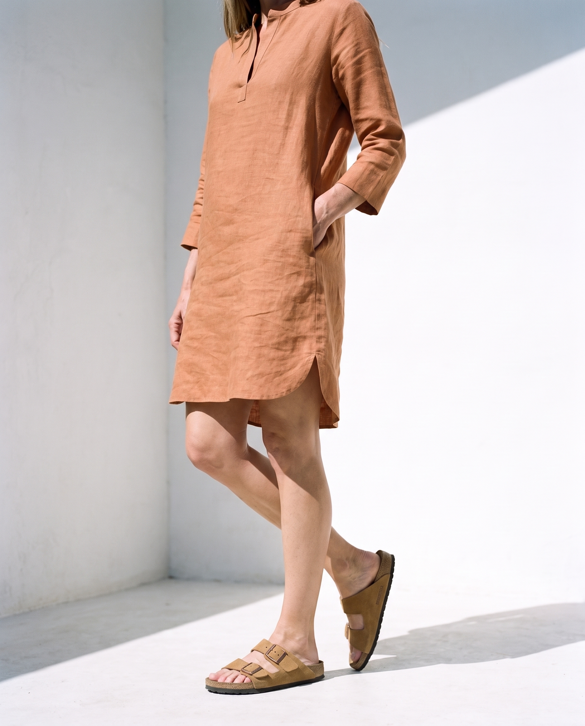 Long Sleeve Linen Tunic