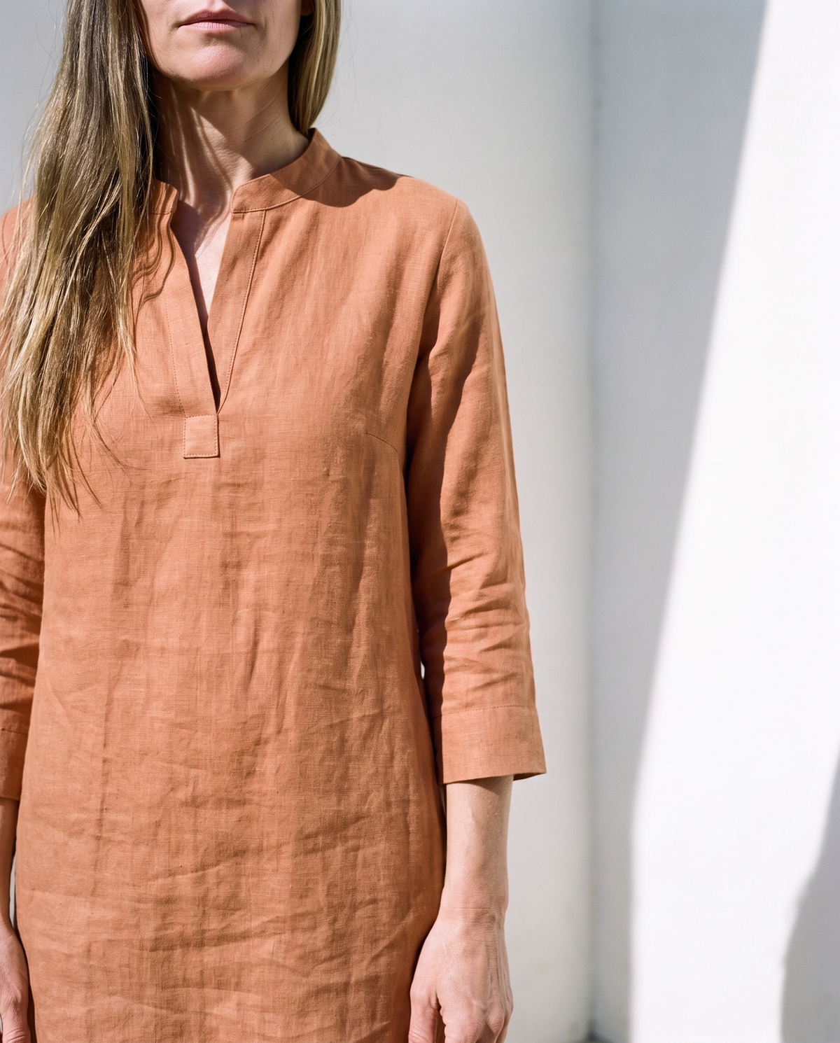 Long Sleeve Linen Tunic