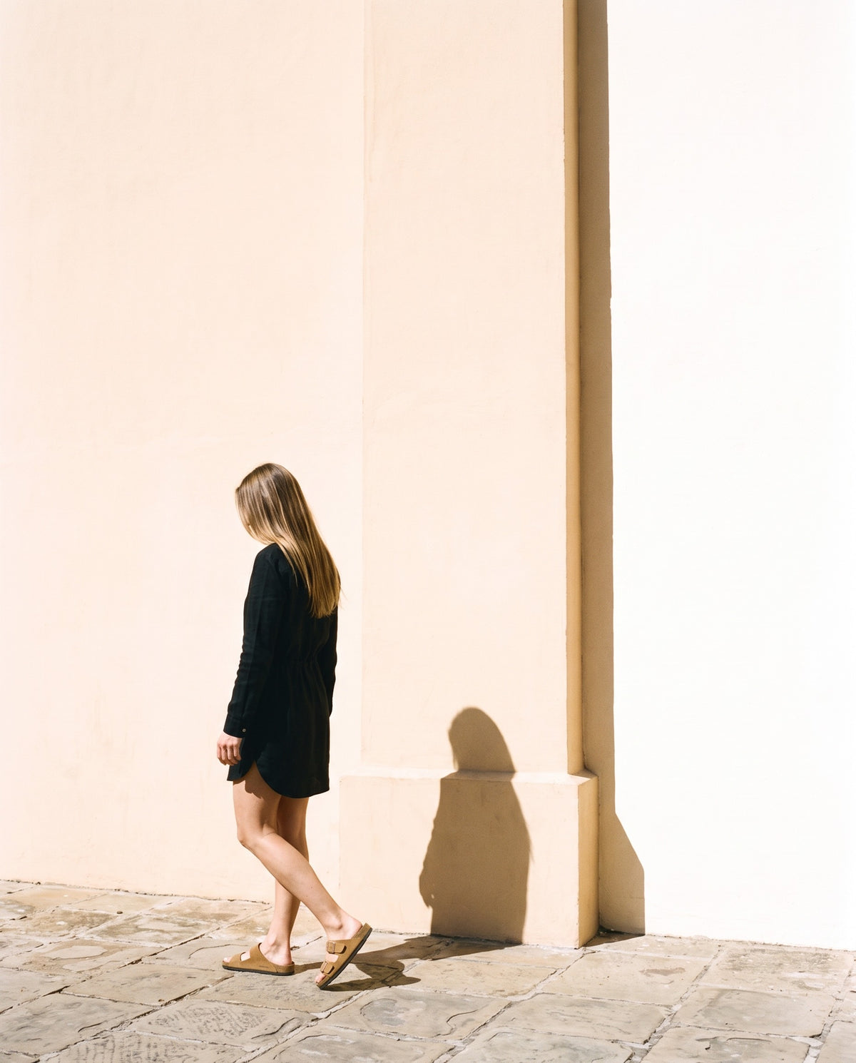 Drawstring Waist Mini Dress