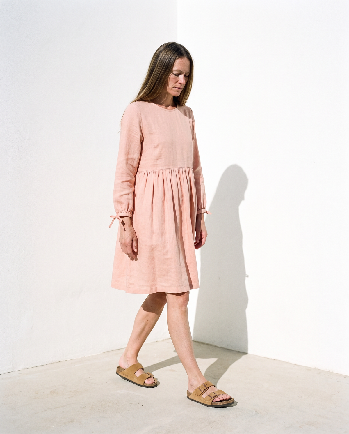 Gathered Smock Dress
