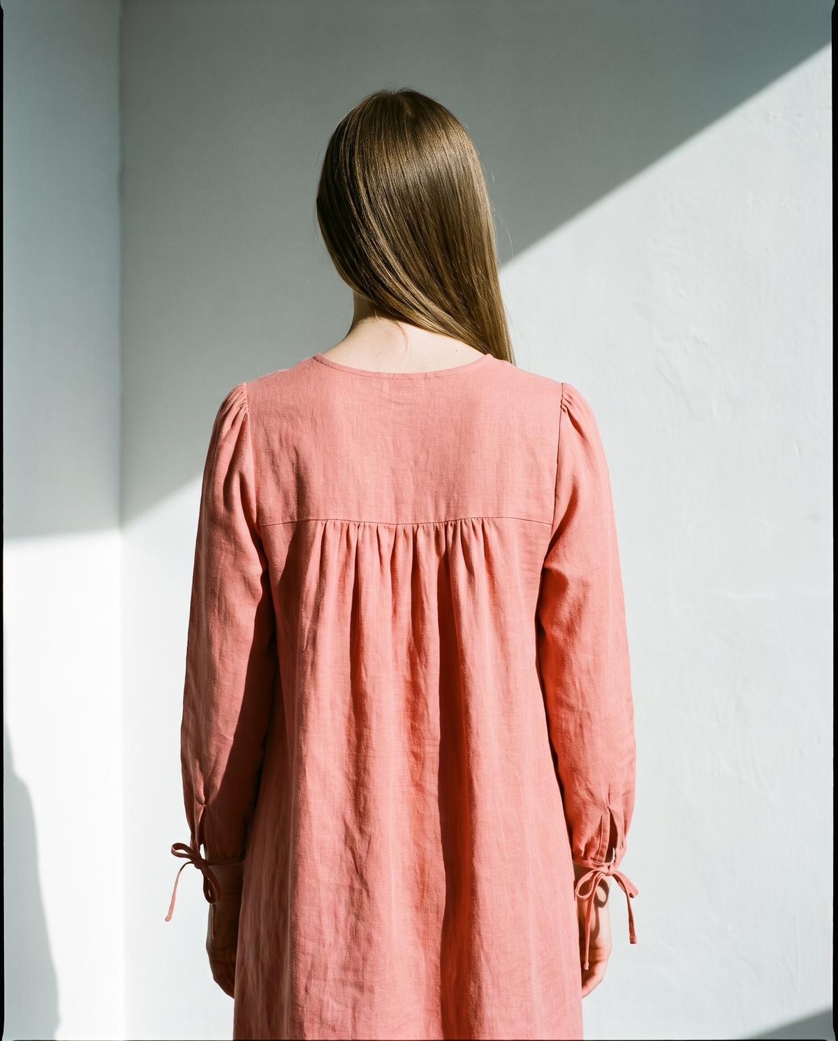 Gathered Smock Dress