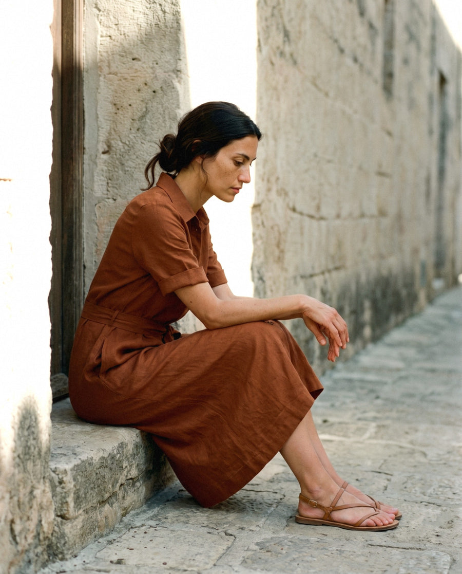Linen in Cinnamon