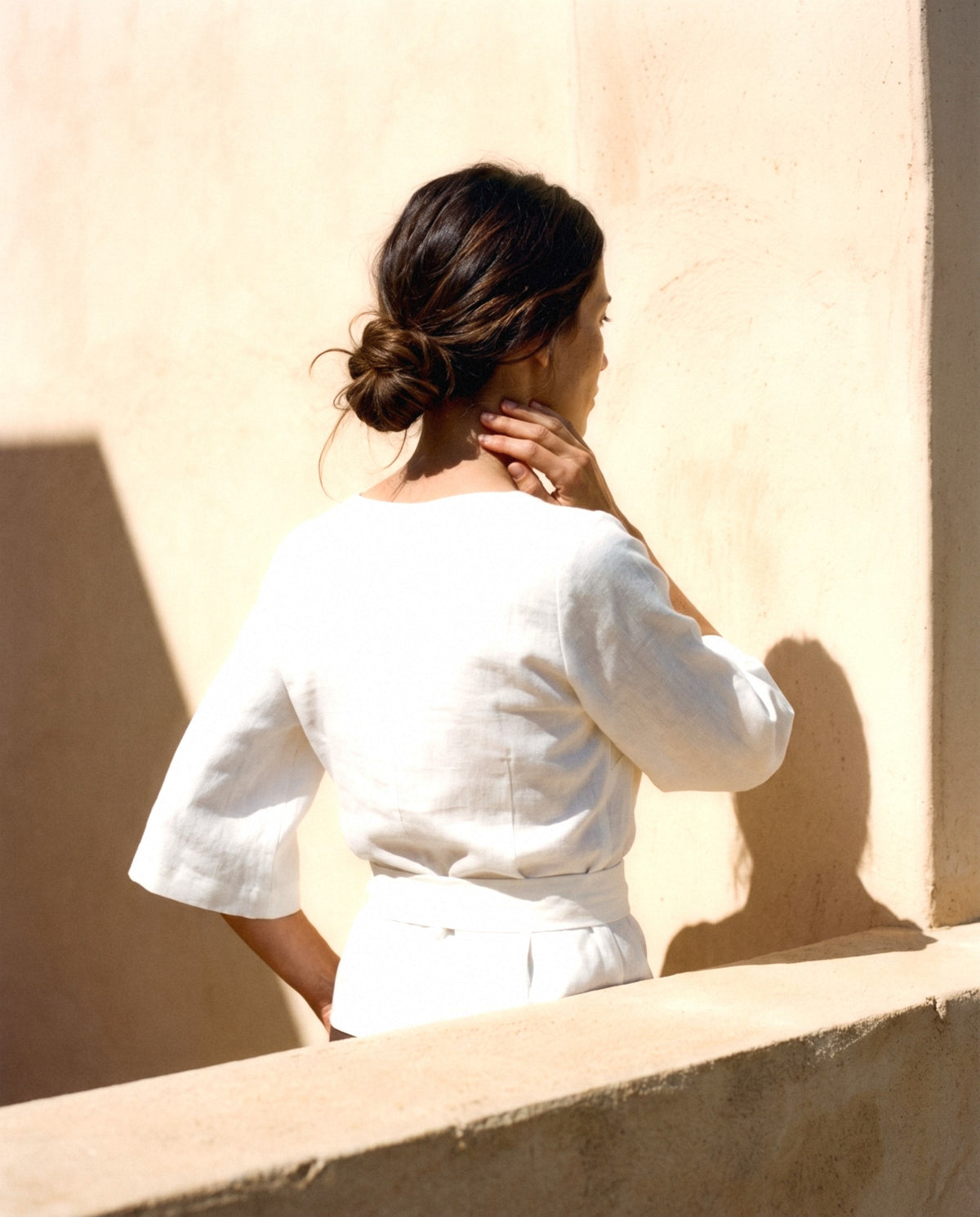 Lucia Wrap Top, back view