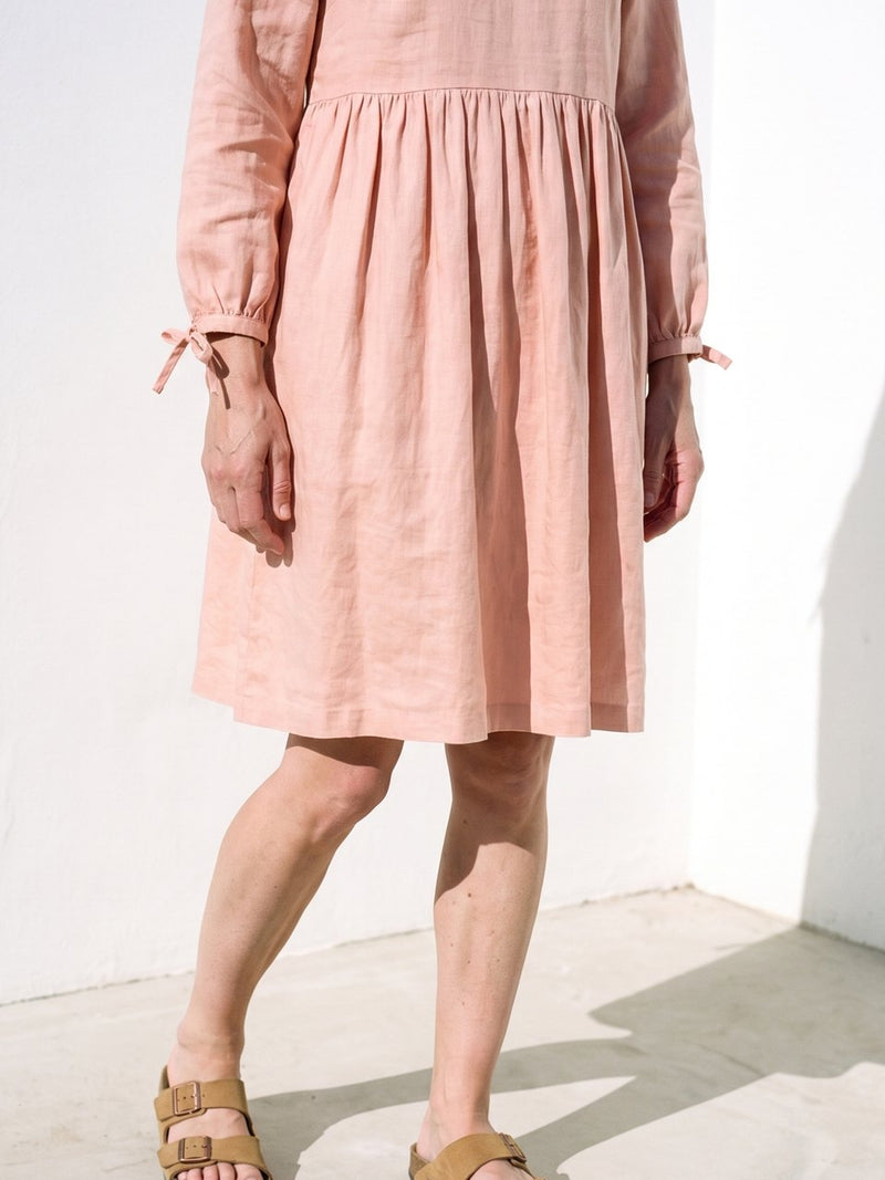 Gathered Smock Dress