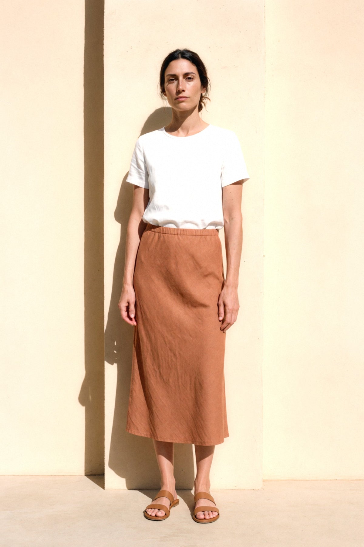 Marta Slip Skirt, front view