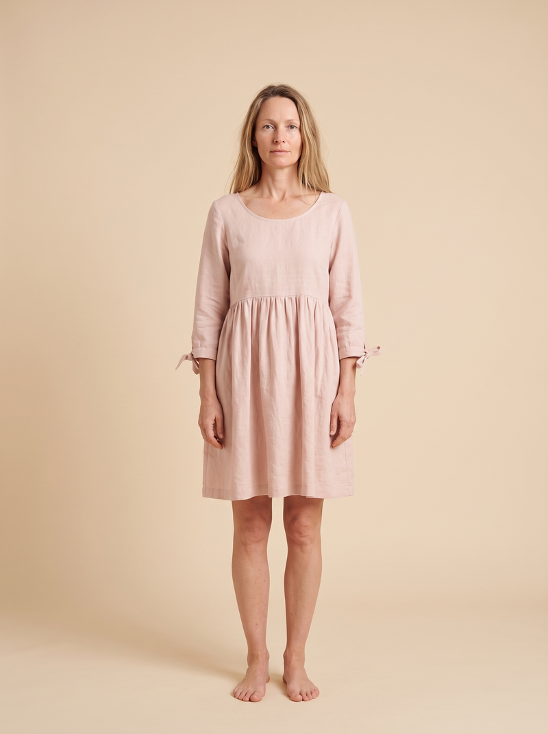 Gathered Smock Dress