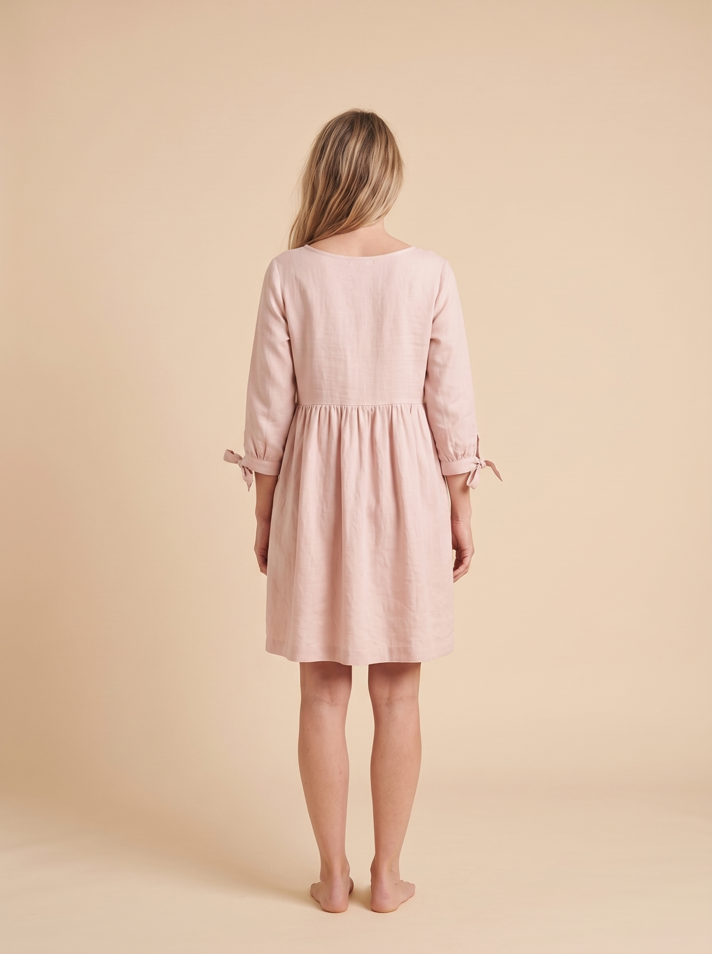 Gathered Smock Dress