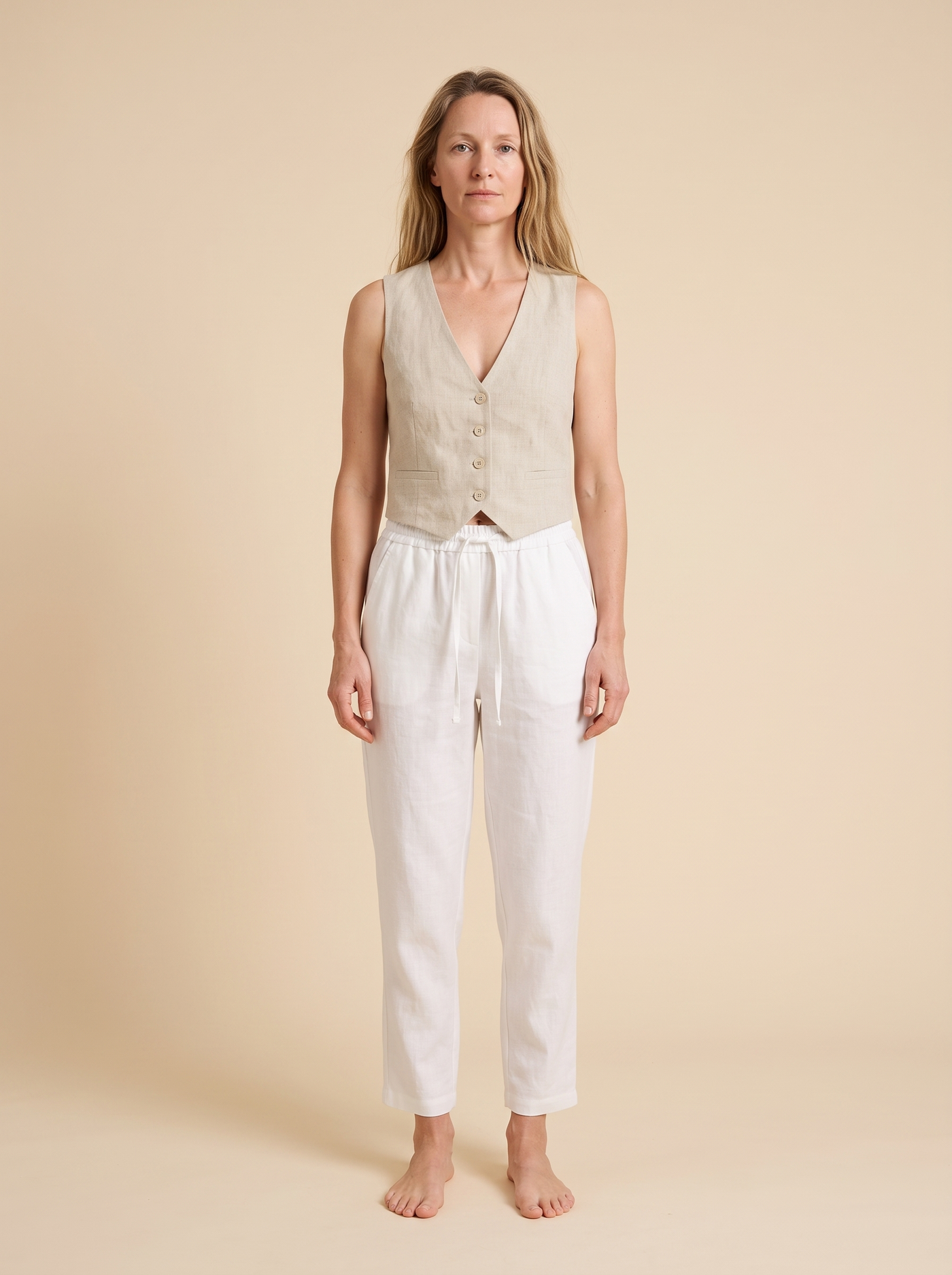 Flax Waistcoat and Trousers