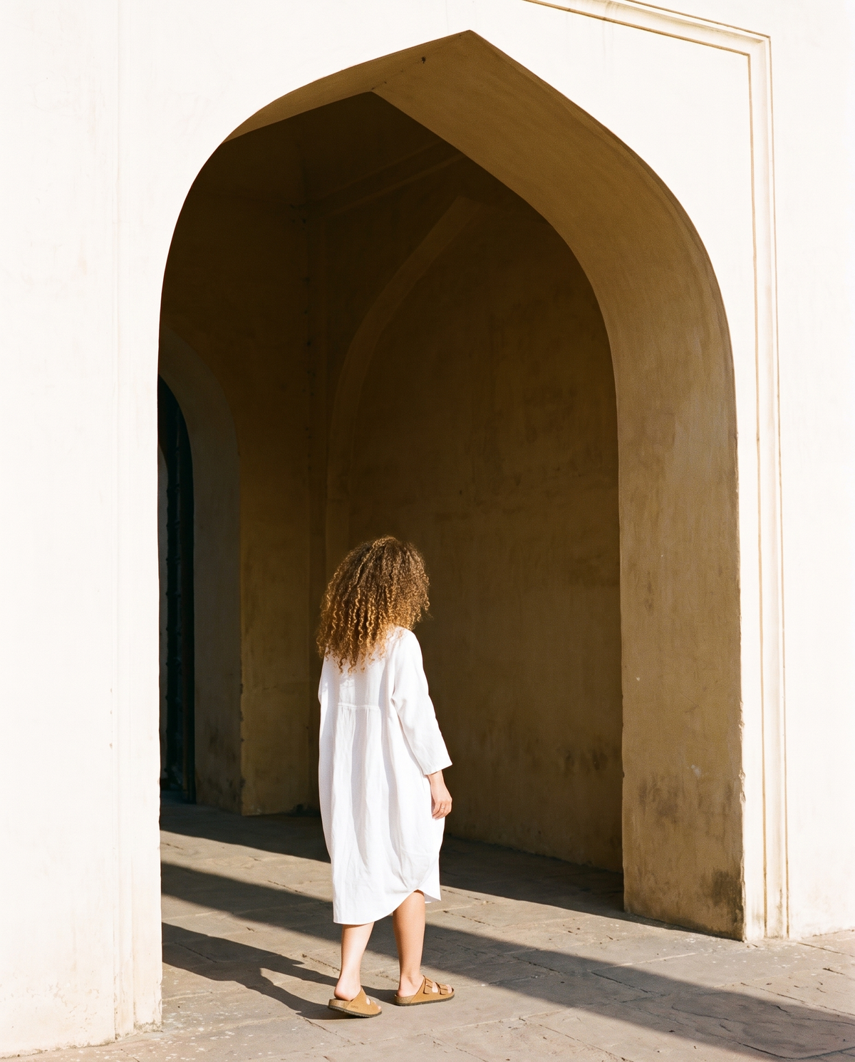 Oversized Linen Shirt Dress in washed linen, Ellementree