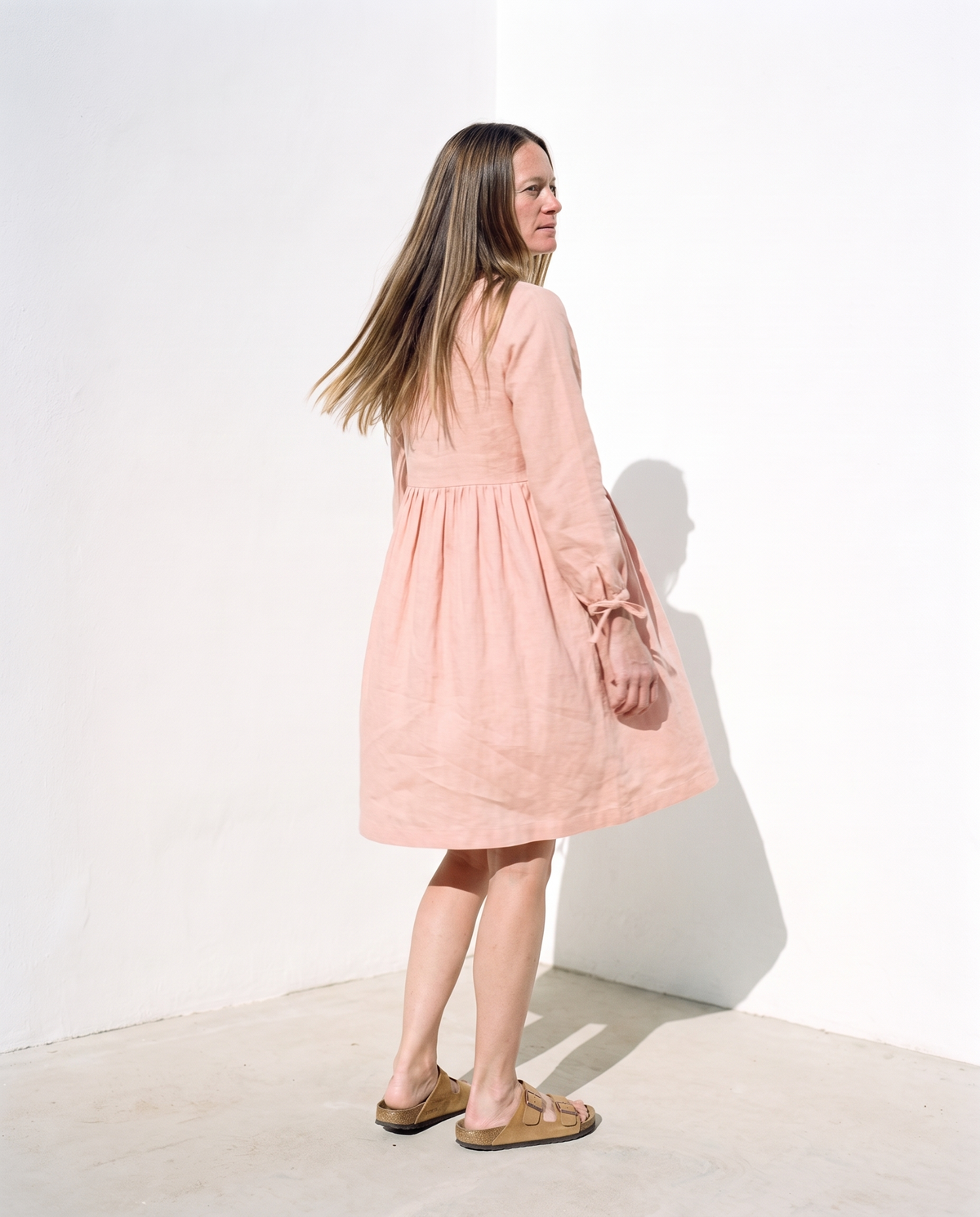 Gathered Smock Dress