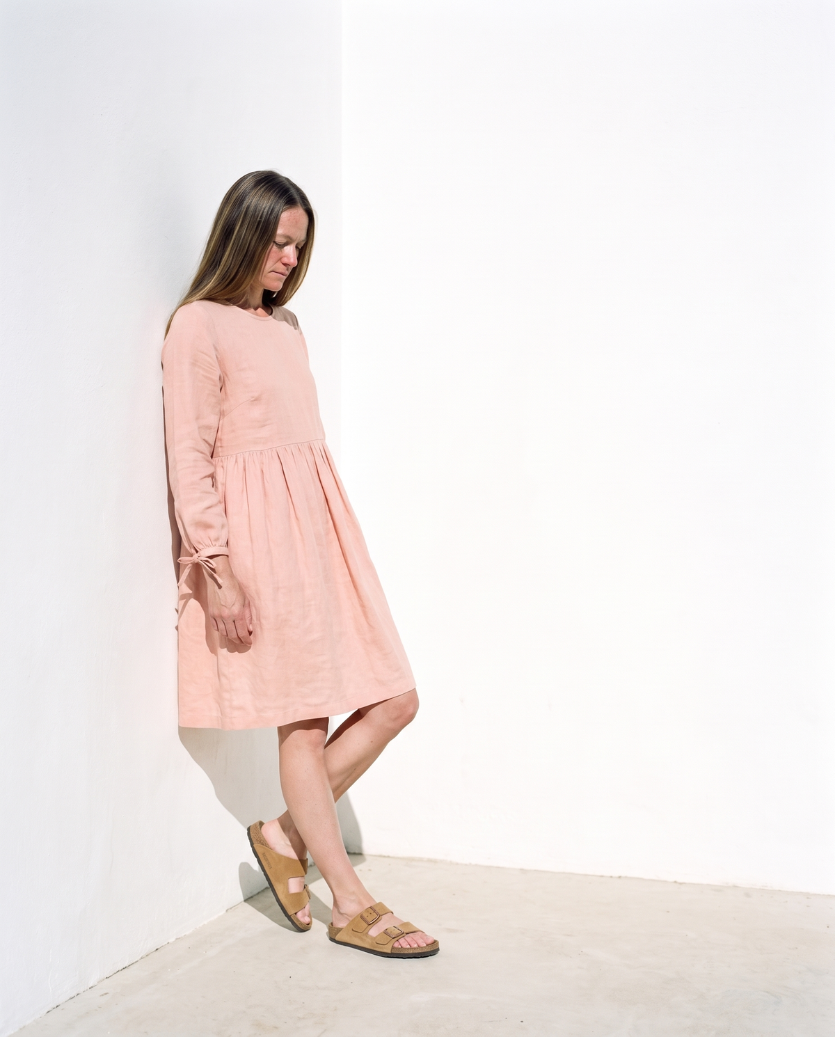 Gathered Smock Dress