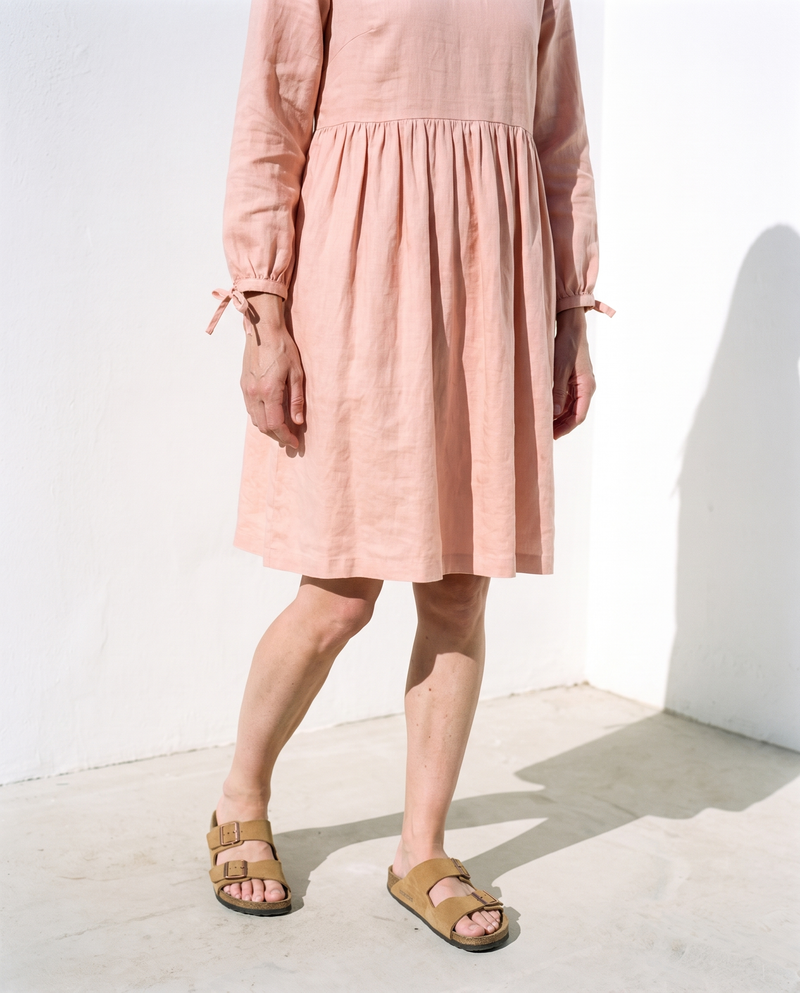 Gathered Smock Dress